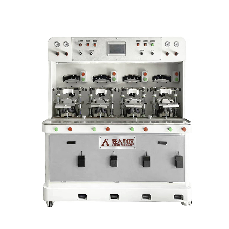 SHENGDA M235 Automatic Four Hot & Four Cold Moulding Machine Vamp Sports Shoes Upper Toe Cap Molding Shoe Making Machine