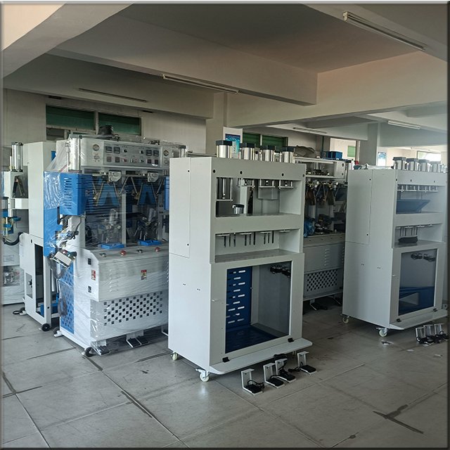 JN-319 two heat two cold back heel shoes forming shaping moulding machine