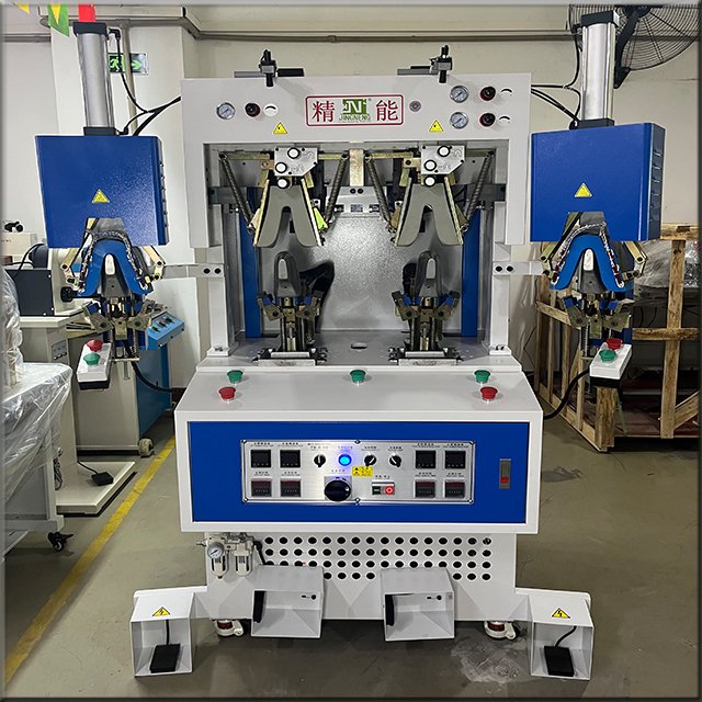 JN-319 two heat two cold back heel shoes forming shaping moulding machine
