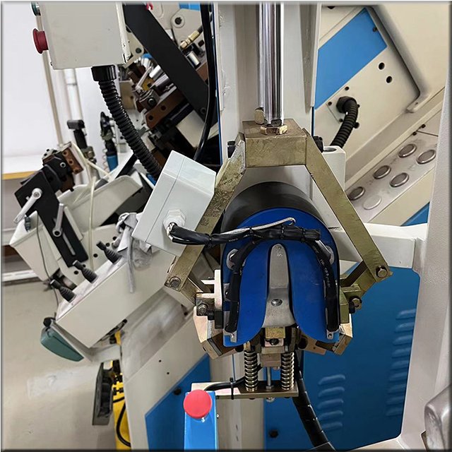 JN-319 two heat two cold back heel shoes forming shaping moulding machine