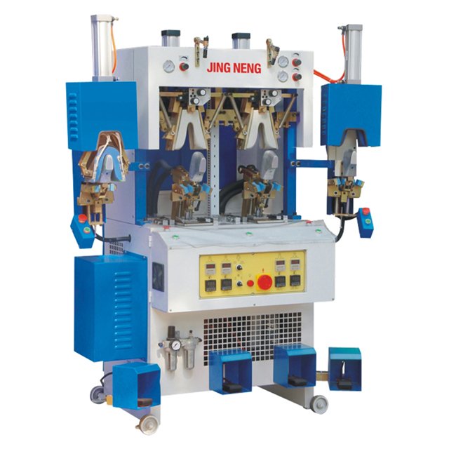 JN-319 two heat two cold back heel shoes forming shaping moulding machine