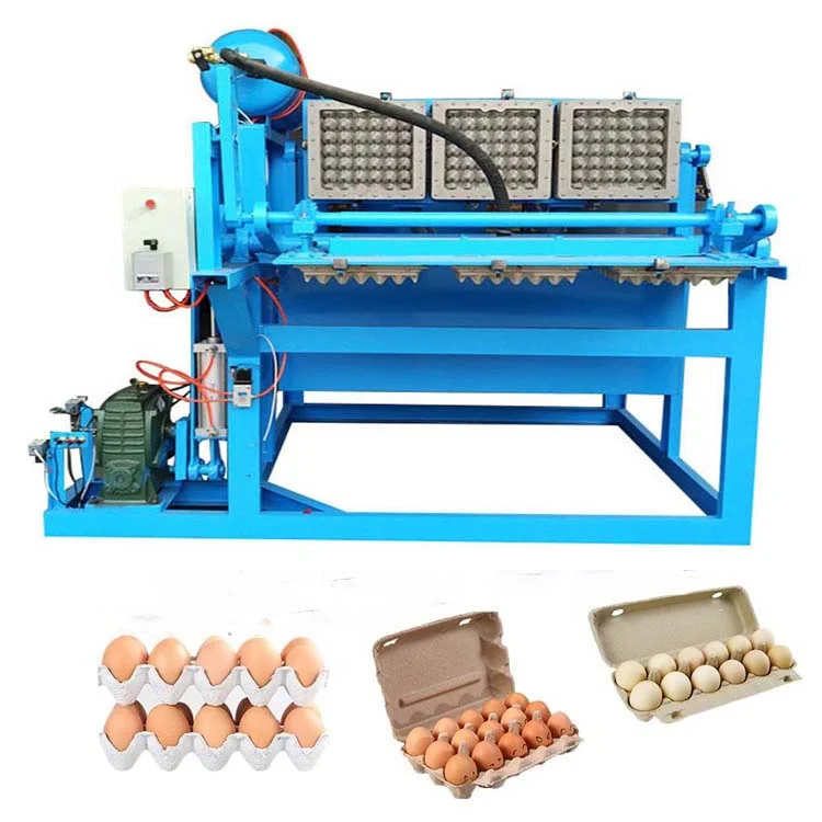 1500 Pcs/Hr Recycled Pulp 34kw Paper Molding Machine