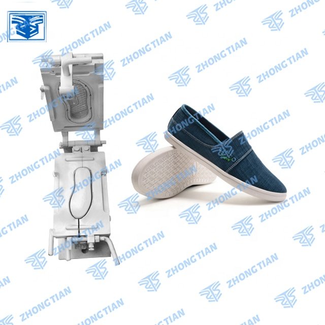 China Lower Price PVC air blowing plastic shoe moulding machine