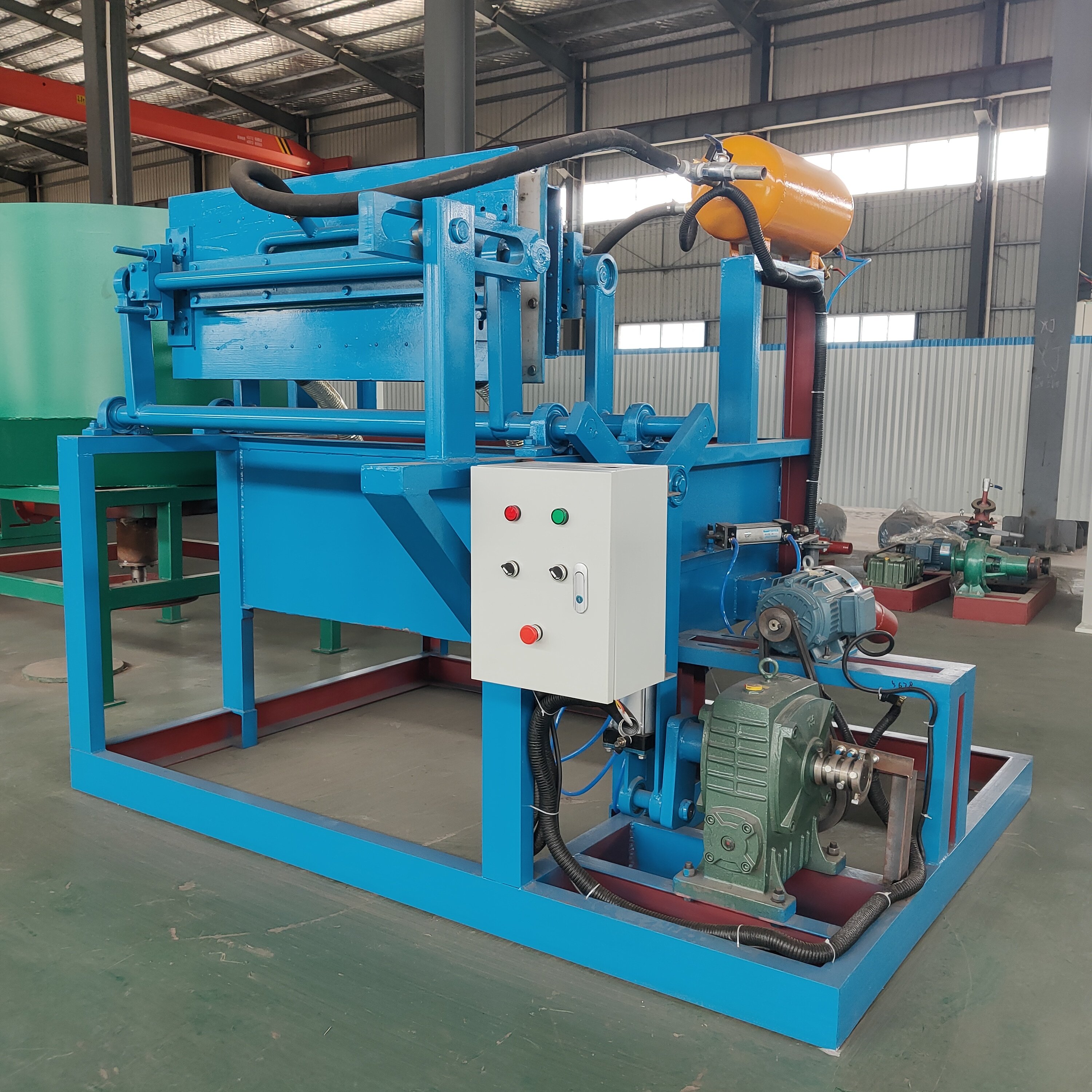 Small Business 2000 pcs Automatic Egg Tray Making Machine Production Line Customize Mold
