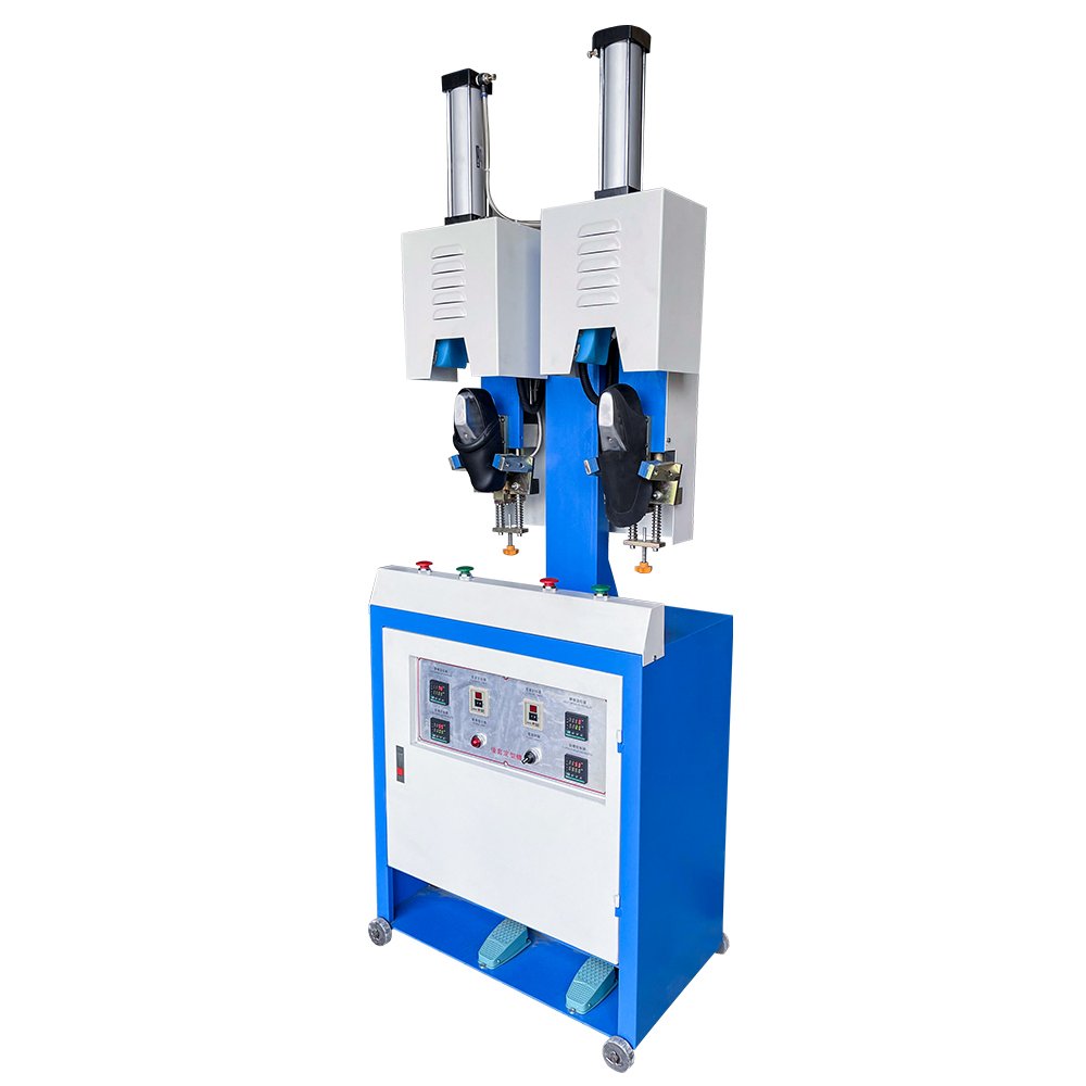 Complete Shoes Making Machine Vertical Mold Shoe Back Cover Setting Machine