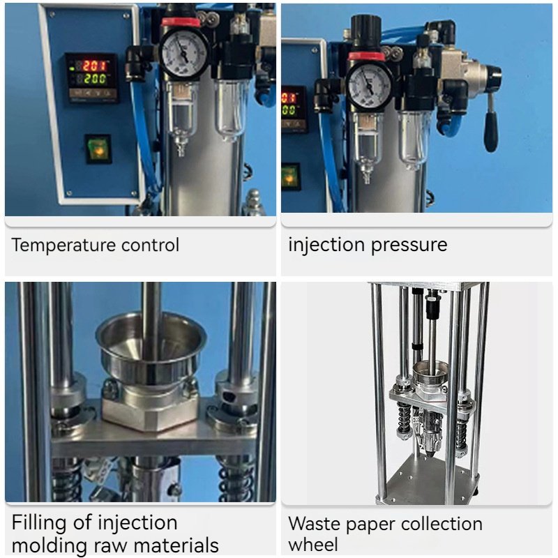 New Arrivals Small Pvc Pp Ps Plastic Desktop Vertical Injection Molding Machine For Power Switch Plug Molding Machine