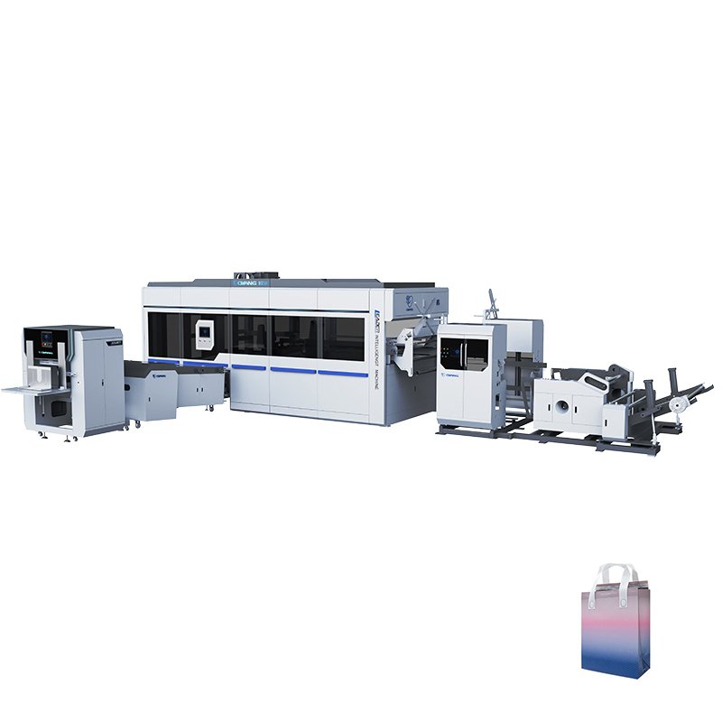 Smart Leader PP Fabric Non Woven Box Bag Making Machine With Handle Online Factory Price