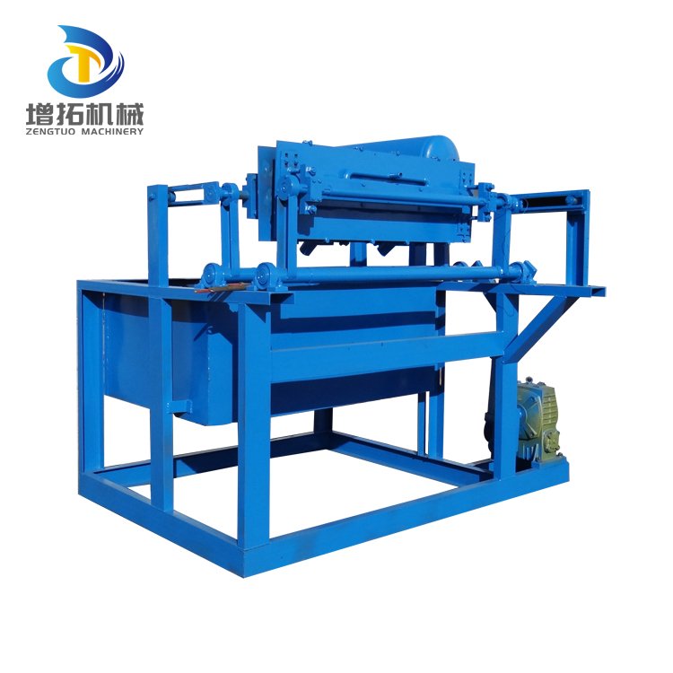 China Factory Zengtuo Machinery Plastic 3 Molds Paper Egg Tray Making Machine for Small Investment Business Ideas