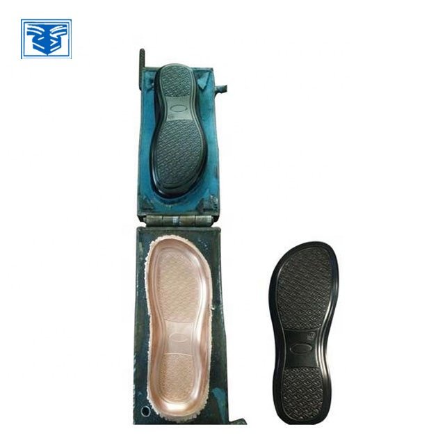 single color PU poring slipper shoe sole mould machine