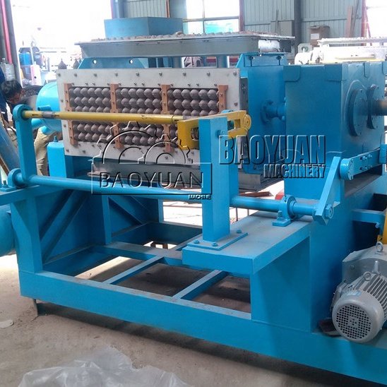 Peru Chile Venezuela Ecuador waste paper recycling disposable pulp egg box tray apple holder flats making molding machine price