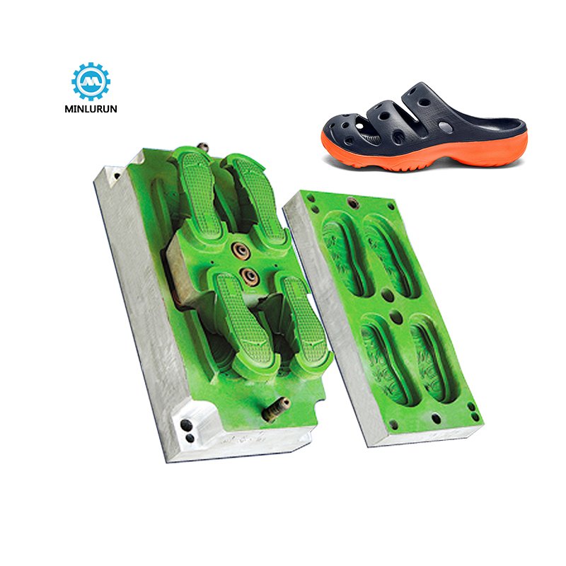 Best Price Double Colors EVA Slipper Foaming Mould Injection Machine Making Shoes Aluminum Mold