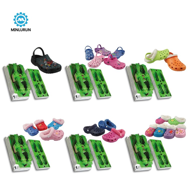 Best Price Double Colors EVA Slipper Foaming Mould Injection Machine Making Shoes Aluminum Mold