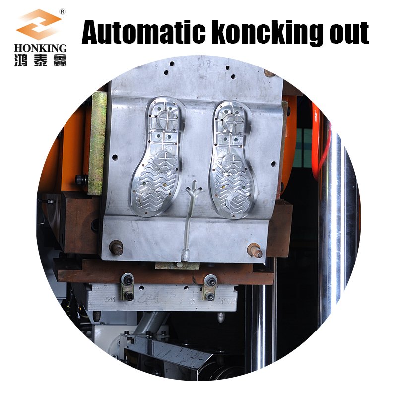 HM-118-2 2 station double color TPR shoe sole manufacturing machine
