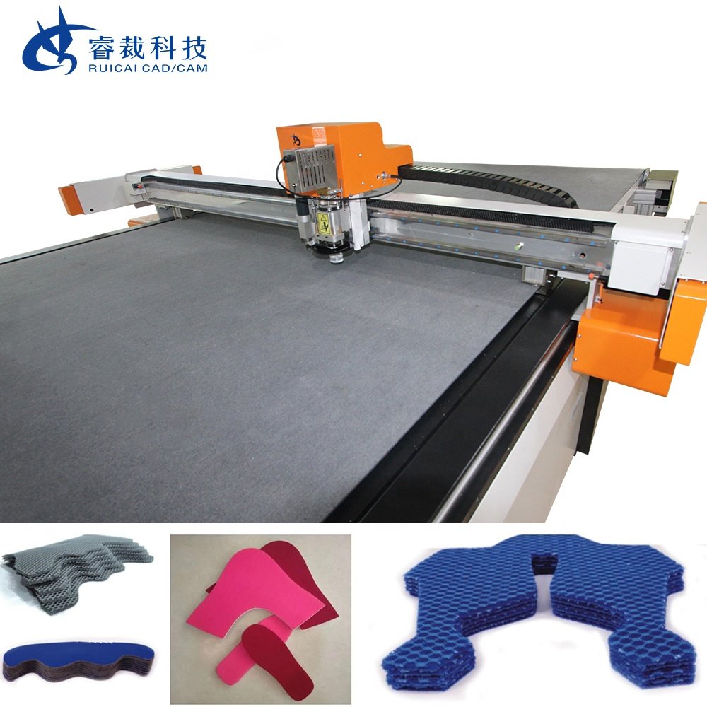 RUICAI Vibration Knife Cutter PVC Inflatable Boat Waterproof Fabric Cutter Surfboard PVC Coated Fabric Cutting Machine
