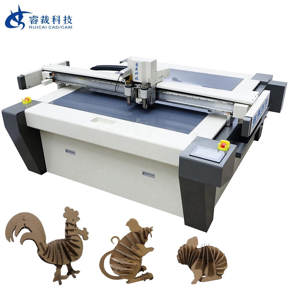 RUICAI Vibration Knife Cutter PVC Inflatable Boat Waterproof Fabric Cutter Surfboard PVC Coated Fabric Cutting Machine