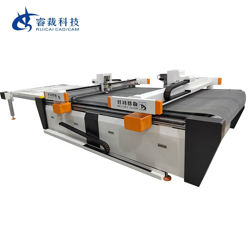 RUICAI Vibration Knife Cutter PVC Inflatable Boat Waterproof Fabric Cutter Surfboard PVC Coated Fabric Cutting Machine