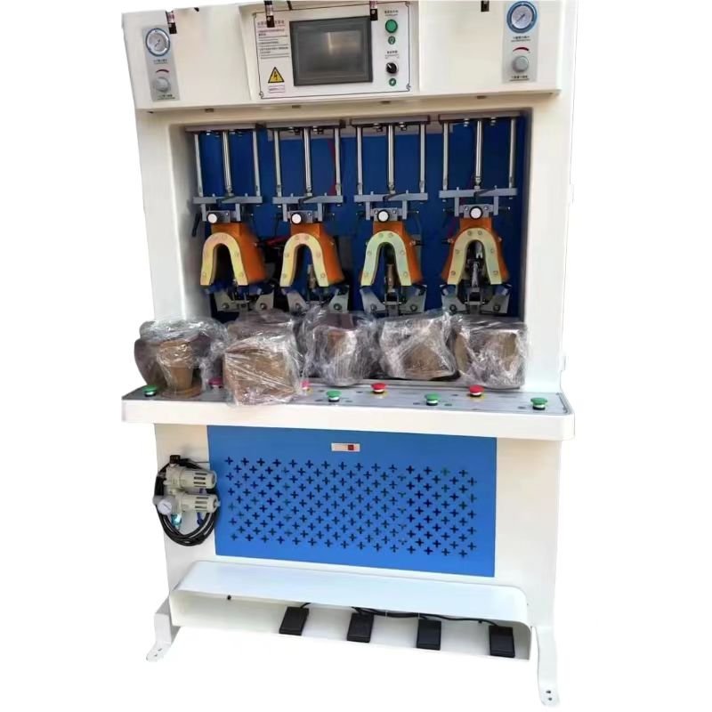 Double cold and double hot heel airbag forming machine heel forming machine