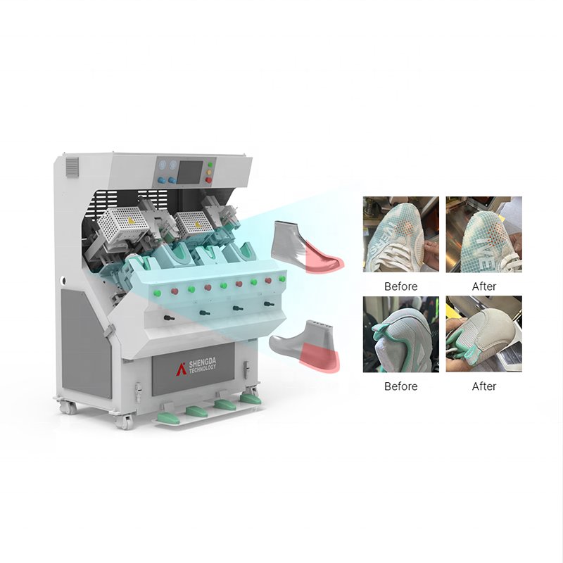 SHENGDA M11 Two Hot Two Cold Sport Shoe Counter Back Part Heel Molding Machine Vamp Upper Toe Moulding Shoe Making Machine