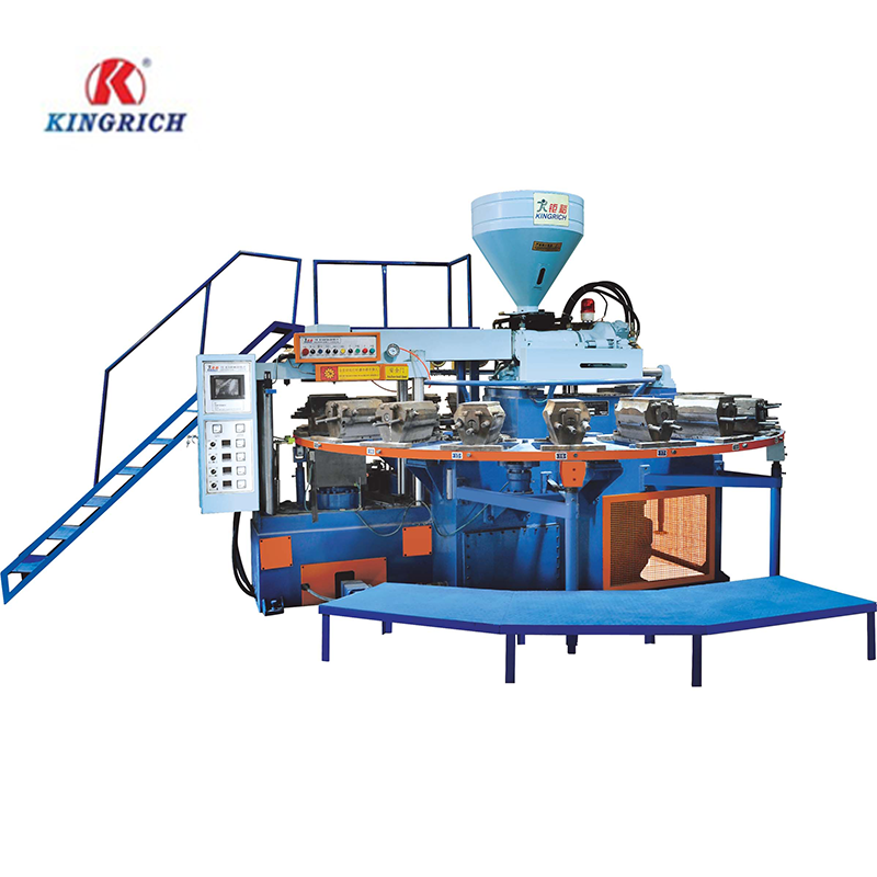 Small Size Full Automatic PVC One Color Boots Slipper Sandals Injection Moulding Machine