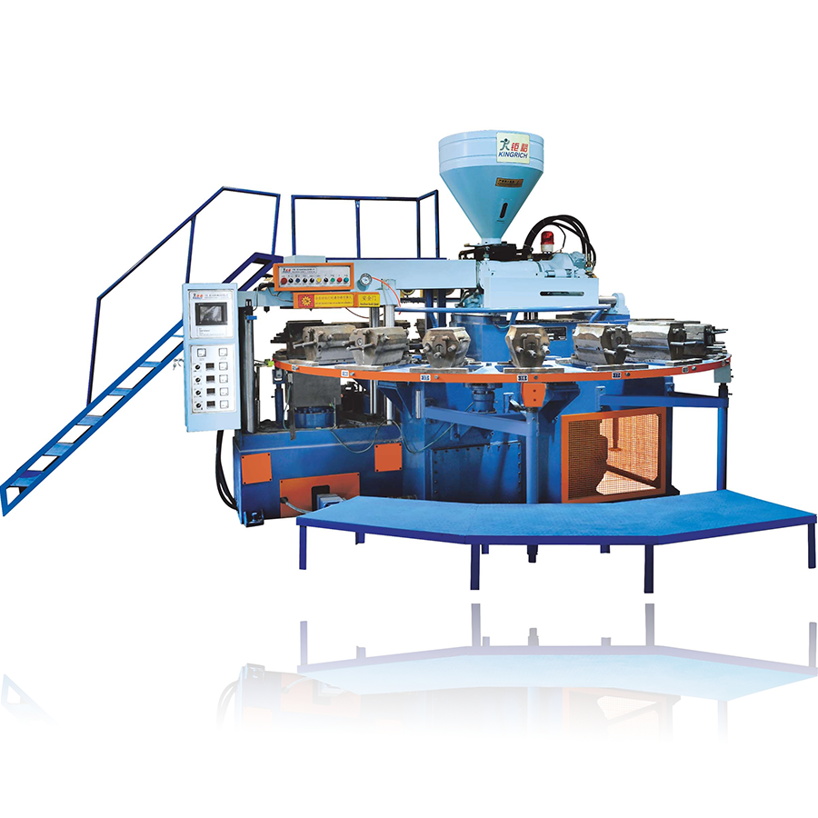 Small Size Full Automatic PVC One Color Boots Slipper Sandals Injection Moulding Machine