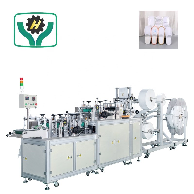 Slippers Small Business Hotel Spa Travel Disposable Shoes Making Machine Auto Fully Automatic