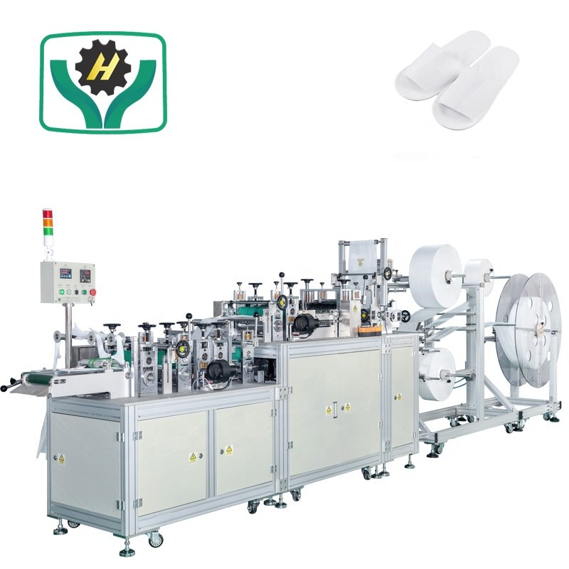 Slippers Small Business Hotel Spa Travel Disposable Shoes Making Machine Auto Fully Automatic