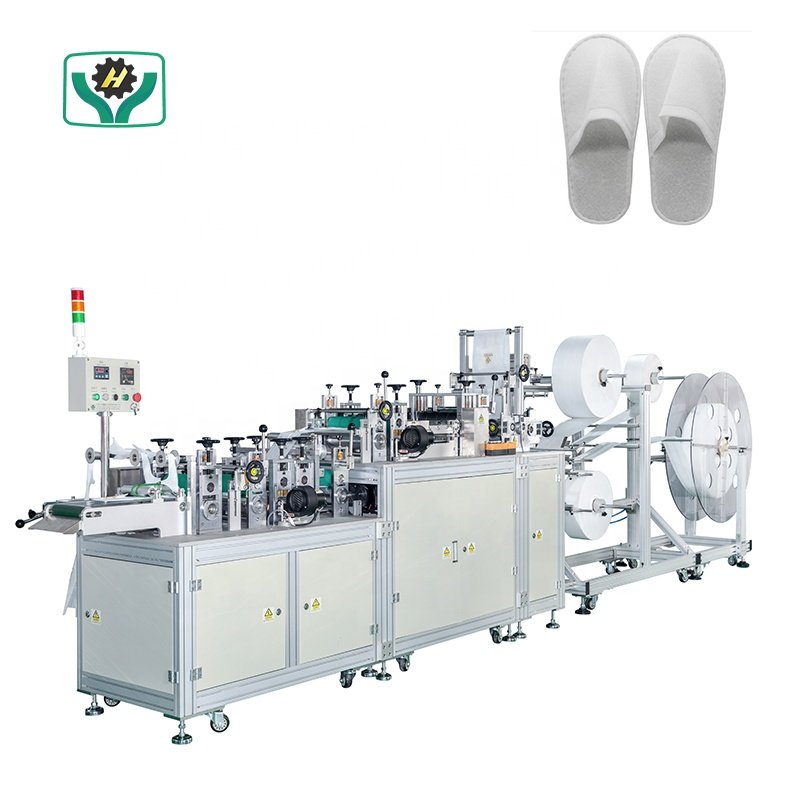 Slippers Small Business Hotel Spa Travel Disposable Shoes Making Machine Auto Fully Automatic