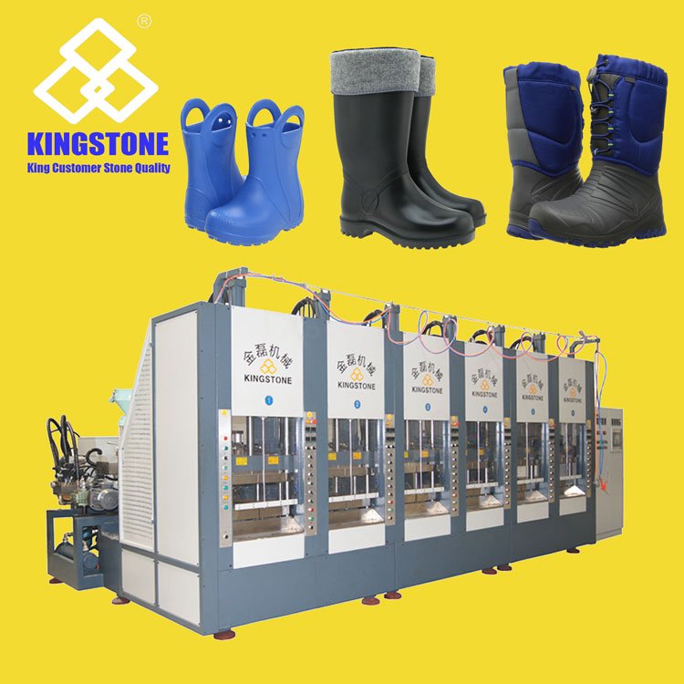 Kingstone EVA Gumboots Injection Moulding Machine, EVA Rain Boots Injection Molding Machine