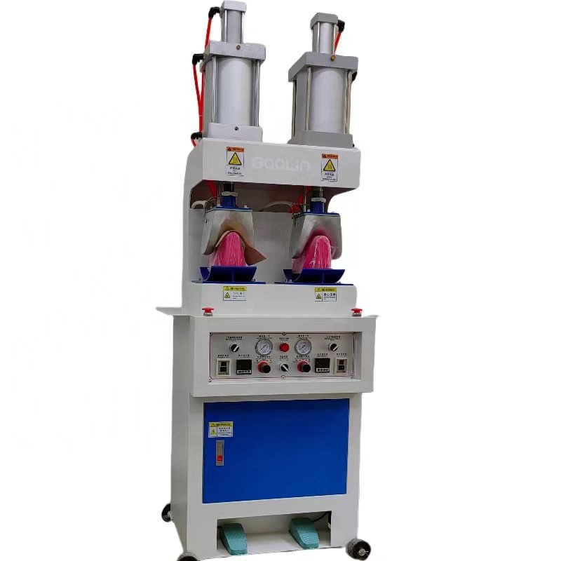 Manufacturer Supplies Shoe Upper Shaping Machine Hot double Cylinder Shoe Upper Shaping Machine