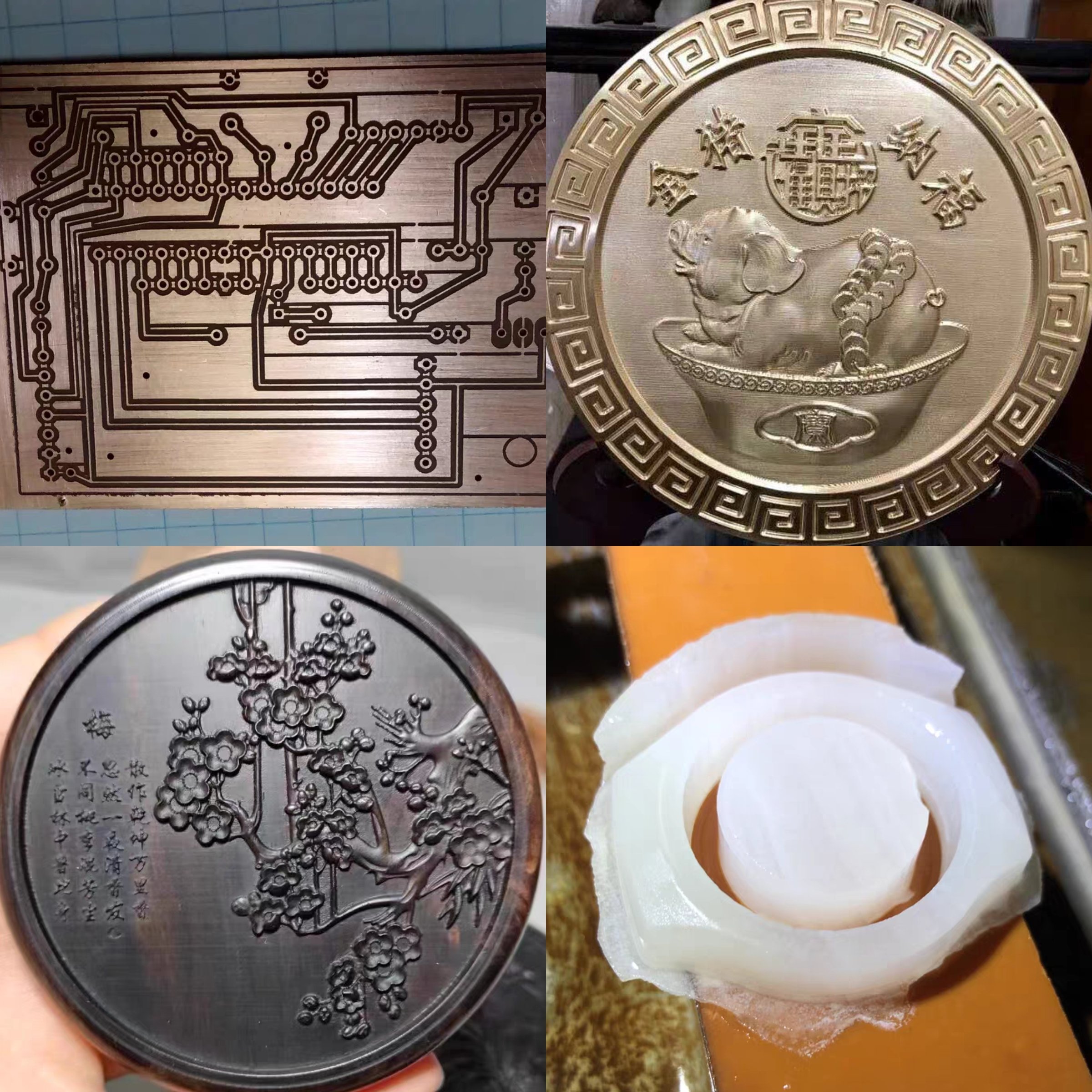 JX AUTO CNC Mini Metal Medal Aluminum molding engraving cnc router for medal