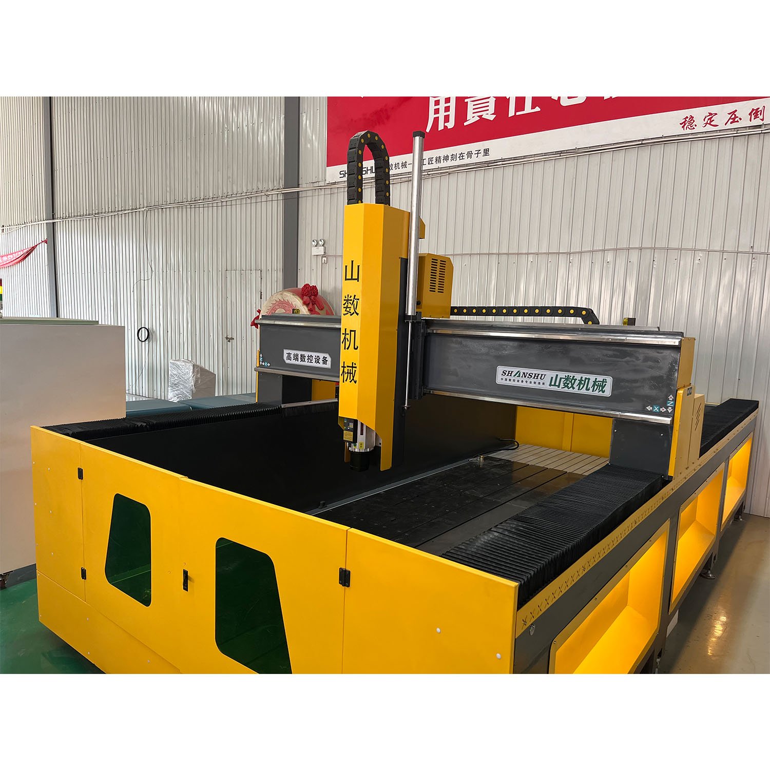 3 axis cnc router machine wood / polyurethane foam sculpture graphite mold cnc iron molds carving machine