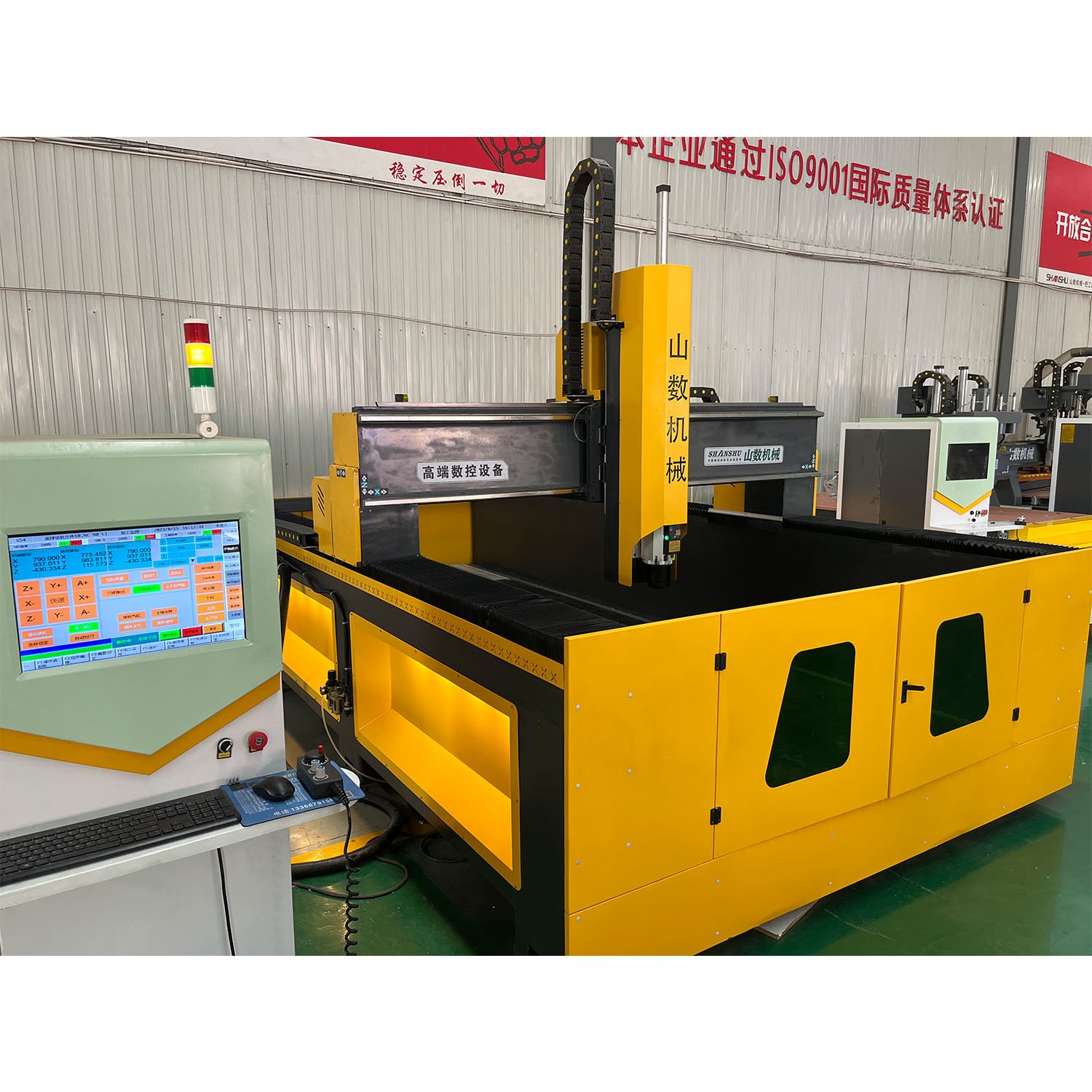 3 axis cnc router machine wood / polyurethane foam sculpture graphite mold cnc iron molds carving machine