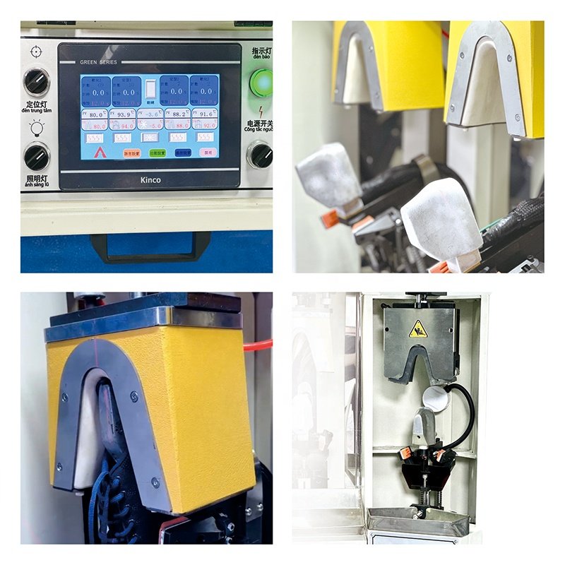 SHENGDA M352 Two Hot Two Cold Shoe Backpart Molding Machine Automatic Sports Shoe Heel Counter Moulding Machine