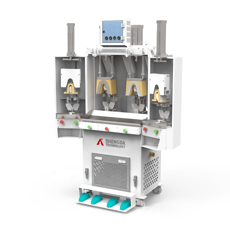 SHENGDA M352 Two Hot Two Cold Shoe Backpart Molding Machine Automatic Sports Shoe Heel Counter Moulding Machine
