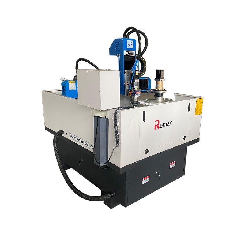 ATC 4040 mini metal shoes moulds cnc router aluminum cnc milling machine with automatic tool change for carbon steel