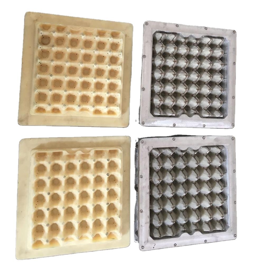 Plastic and aluminum mould for chicken egg tray 30 cells,6 cells, 12 cells