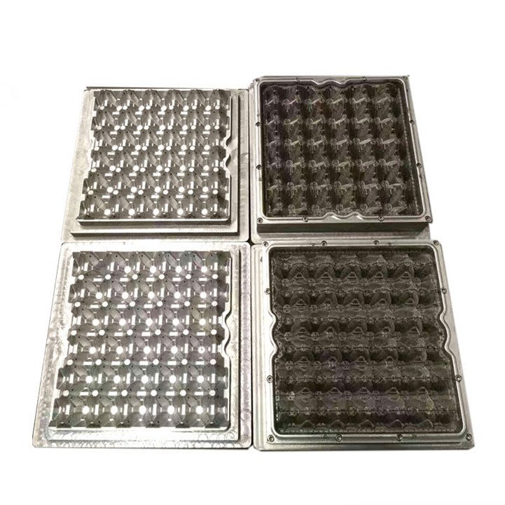 Plastic and aluminum mould for chicken egg tray 30 cells,6 cells, 12 cells