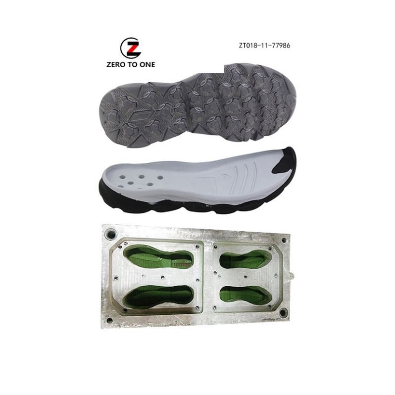 Jinjiang Mold Maker China Factory Pop Sell EVA Injection Shoes Sole Mould EVA outsole die