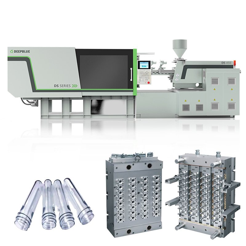 DS450 ton full automatic plastic bottles pet preform bottle making injection molding moulding machine