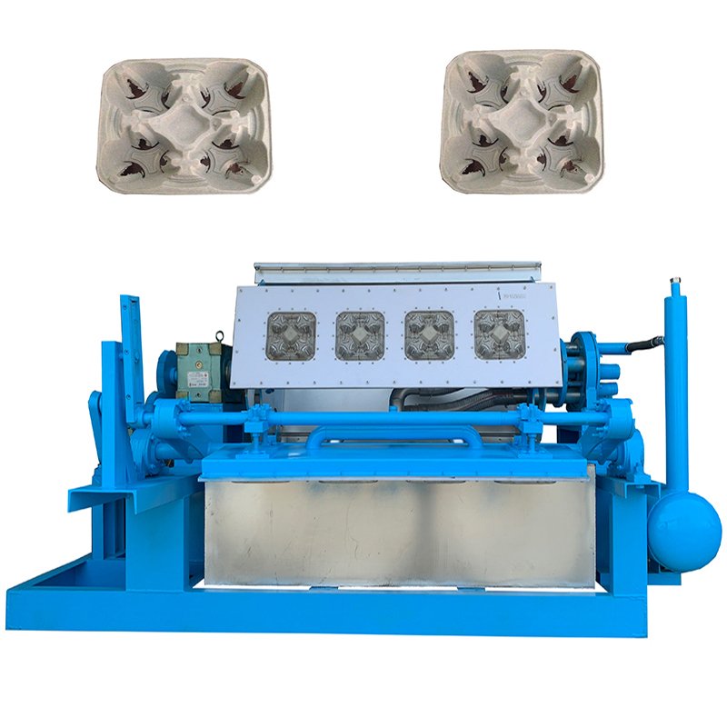 Low investment home business chicken farm using waste paper recycling small egg tray egg crate making machine