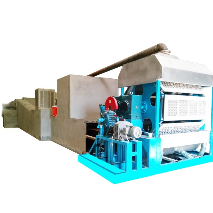 Old carton cardboard recycling machine making paper pulp shoe tray Egg Crate Rotary Egg Tray Making Machine
