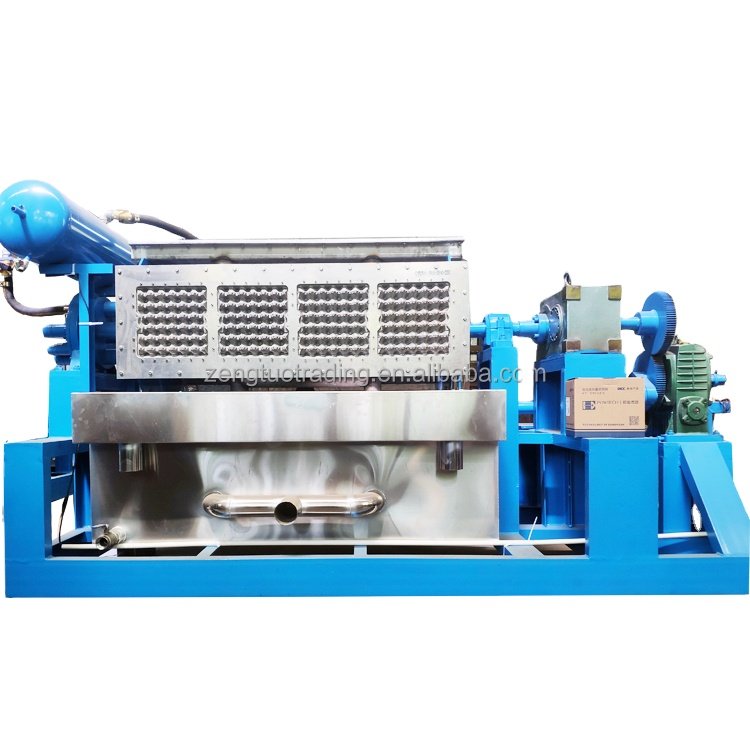 ZT 4*4 Semi Automatic Waste Paper Recycling Pulp Egg Tray Molding machine sell to Cameroon