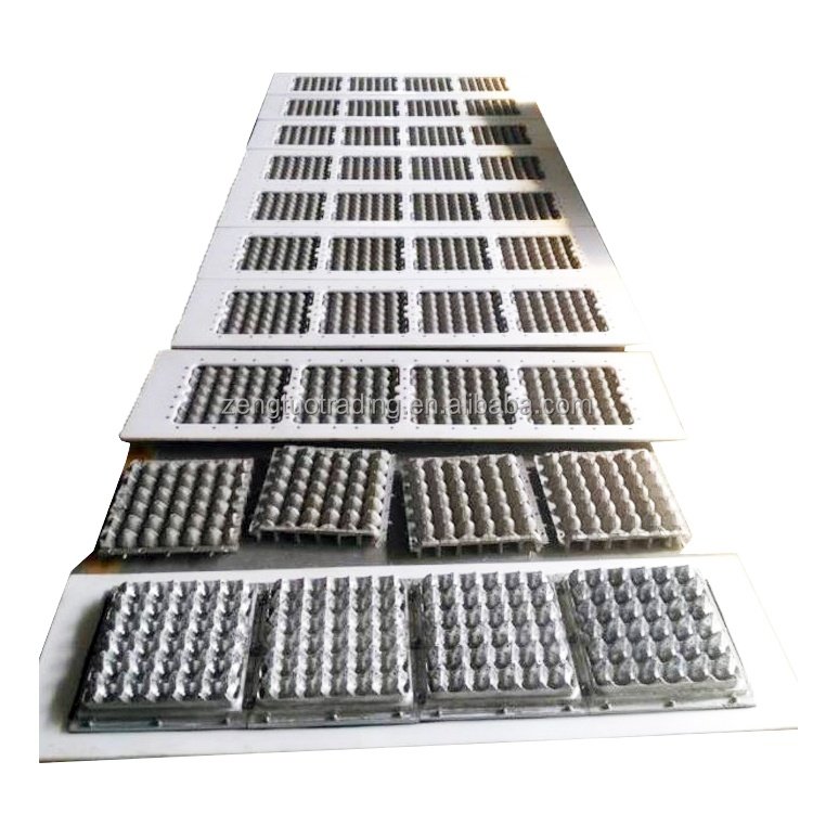 ZT 4*4 Semi Automatic Waste Paper Recycling Pulp Egg Tray Molding machine sell to Cameroon
