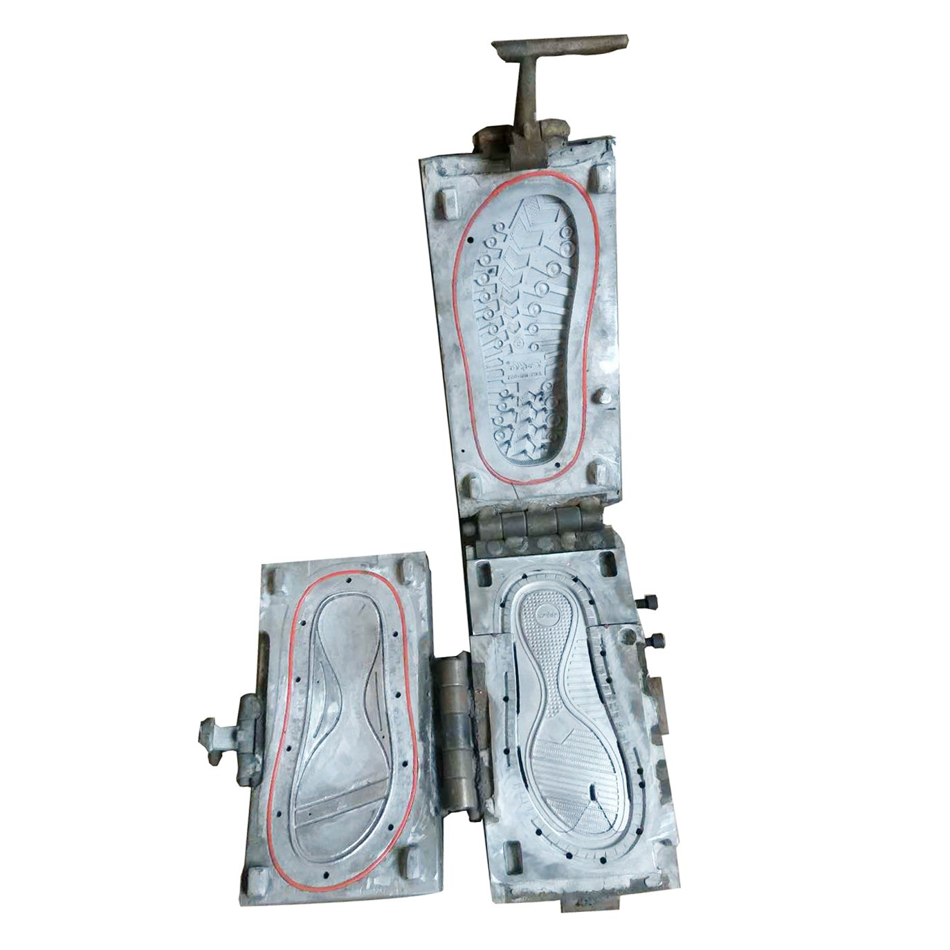Factory direct sales price Aluminum Injection Moulding Machine Molding PU Shoe Sole Insole Mould Die Cast Making for shoes shoe