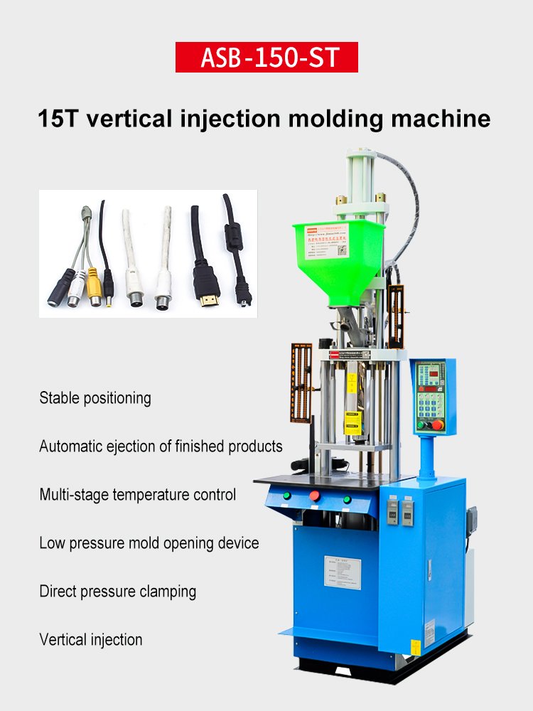 New Design Wholesale Two Colors And Two Materials Vertical Injection Molding Machine For Usb Data Cable Charger