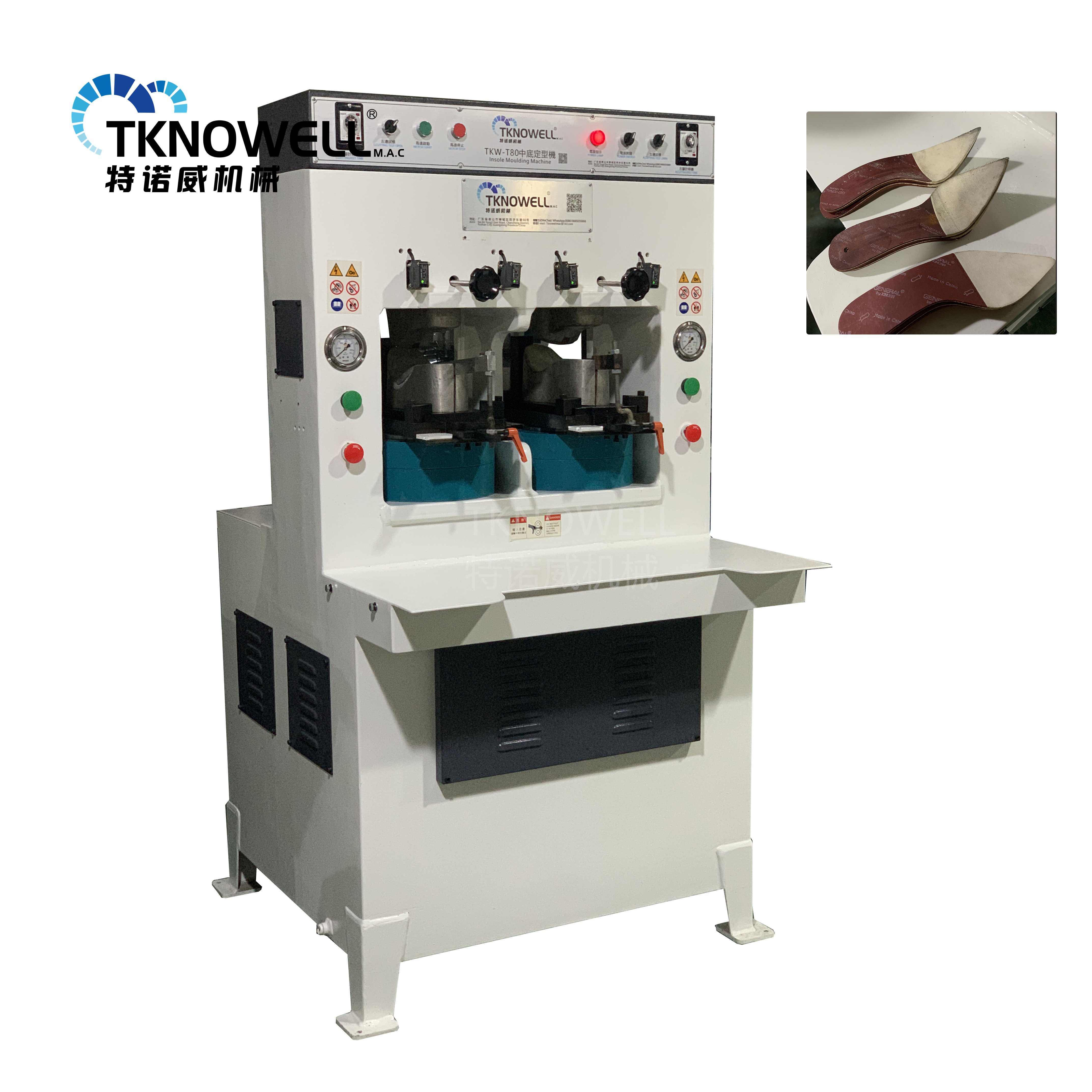 TKNOWELL Shoe Sole Making Insole Molding Shaping Machine Shoe Insole Moulding Machine