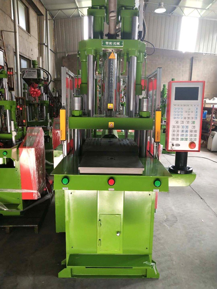 Slipper Rubber EVA shoe Sole Sheet Vertical Injection Plastic Molding Making machine