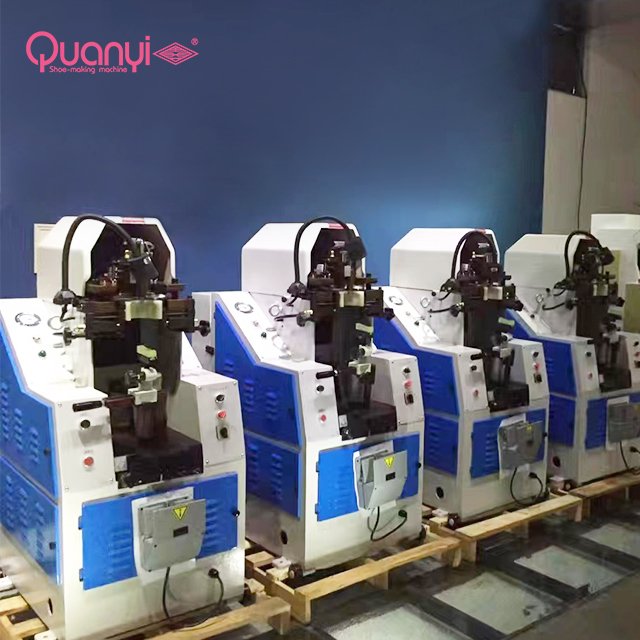 Heel lasting machines shoe Machine brand new Quanyi Brand sport shoe making Shoe Heel Lasting Machine
