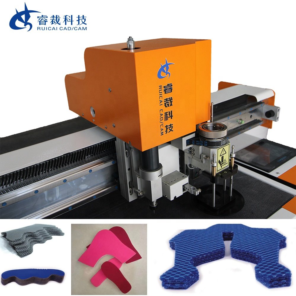 RUICAIAutomatic Gasket Cutting Machine Flatbed Digital Rubber PTFE Cork Asbestos Cutter Machine for Making Gaskets