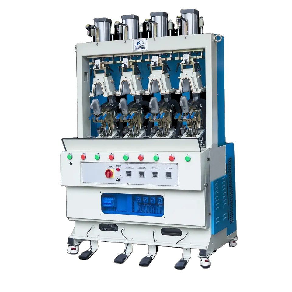 LB-516-4CQ Automatic Factory Wholesale Shoe Back Part Molding Upper Heel Molding Machine